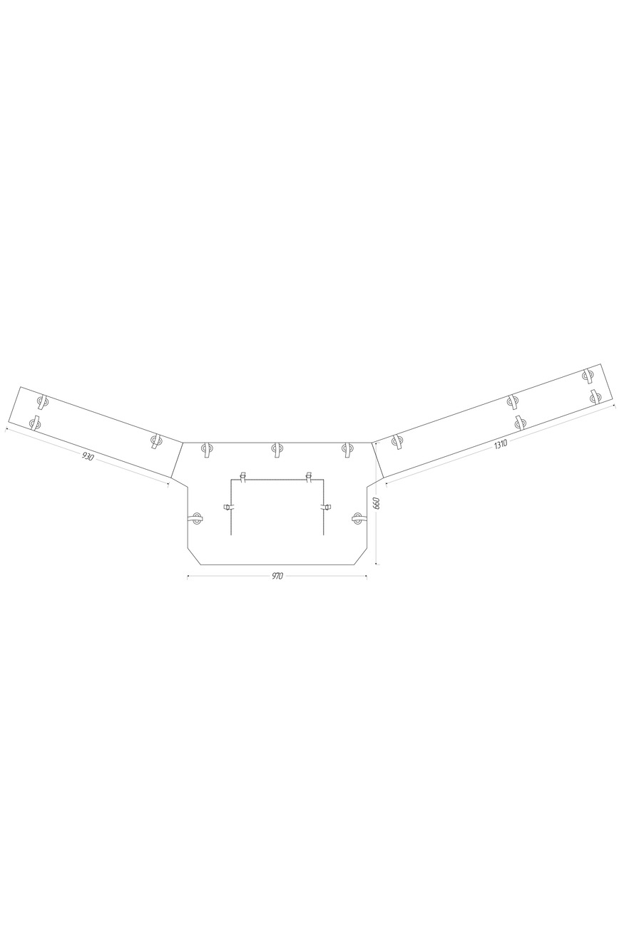 Утеплитель радиатора УРАЛ 4320 c боковинами 87 см х 66 см